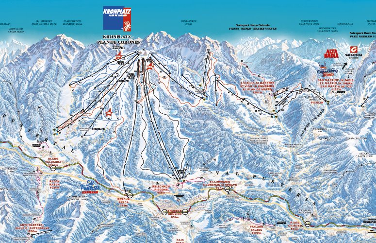 Kronplatz_ski_map